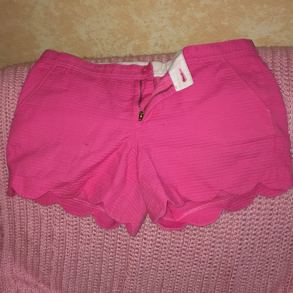 Lilly Pulitzer pink Buttercup shorts used size 10